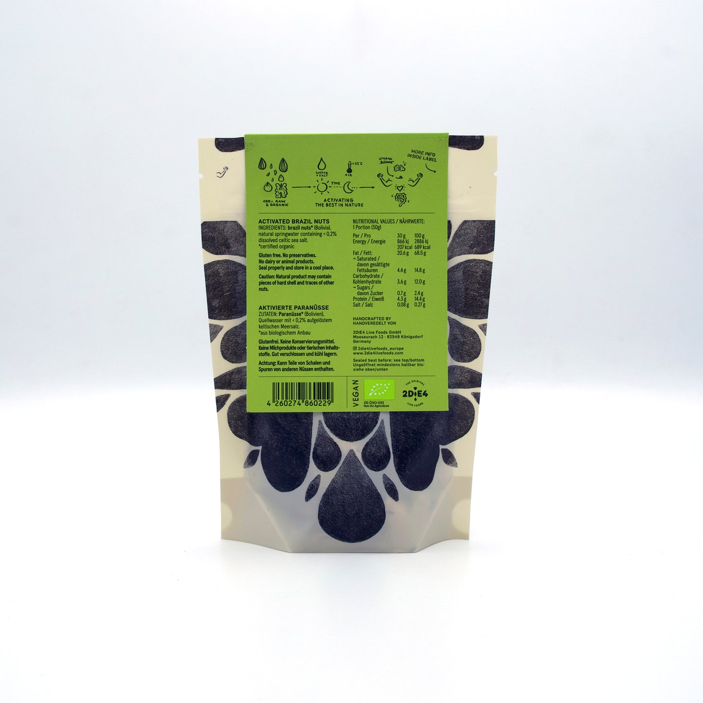Activated Organic Brazil Nuts