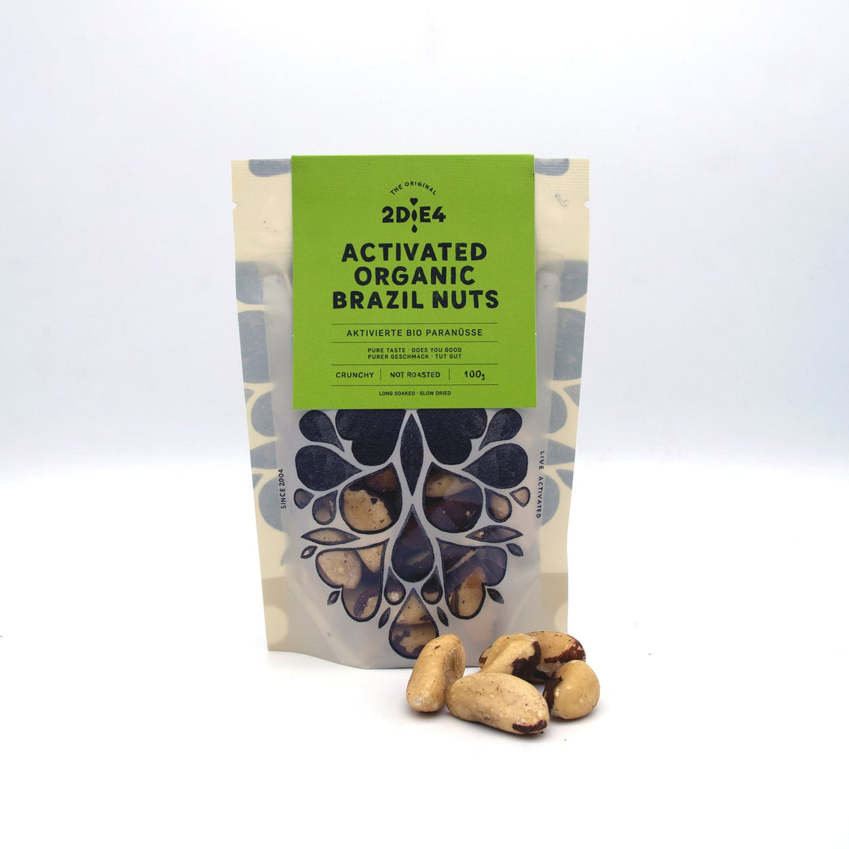 Aktivierte Bio-Paranüsse 100 g, Teil des 2DiE4 Nährstoff-Pakets