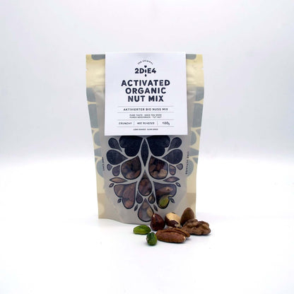 Durch Fermentierung aktivierter Bio - Nuss-Mix aus kontrolliertem biologischen Anbau von 2DiE4 Live Foods